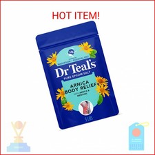 Dr Teal's Arnica Body Relief Epsom Salt Magnesium Soak with Menthol  Essential