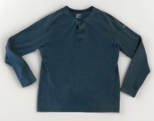 Camicia HENLEY ARC’TERYX Sirrus manica lunga~blu carbonio grigio~uomo grande~spedizione gratuita