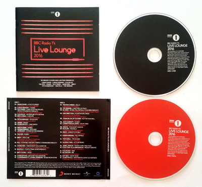 CD BBC Radio 1's Live Lounge 2016 Compilation Craig David Coldplay Weekend (SOS)