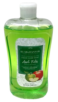 Klar & Danver Liquid Hand Wash Soap Refill APPLE FIELDS 23 Oz NEW - RARE