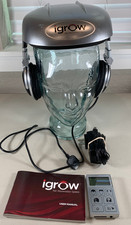 Tested Works iGrow Hair Rejuvenation System Laser I/R Light Helmet w/ Remote