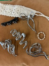 Lot of Hair Accessories -- Clips, Barrettes Band