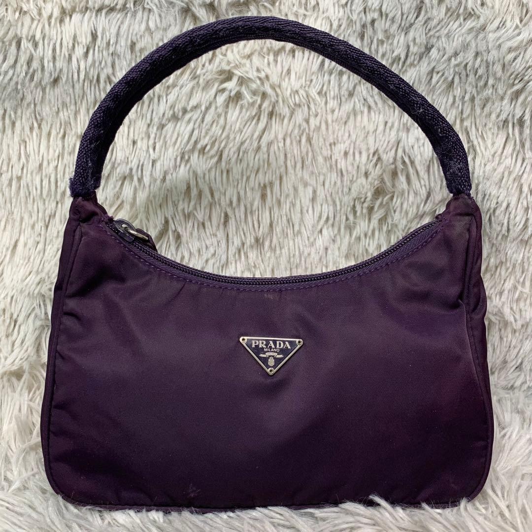 Prada Pouch Accessory Bag Triangular Nylon Women … - image 2