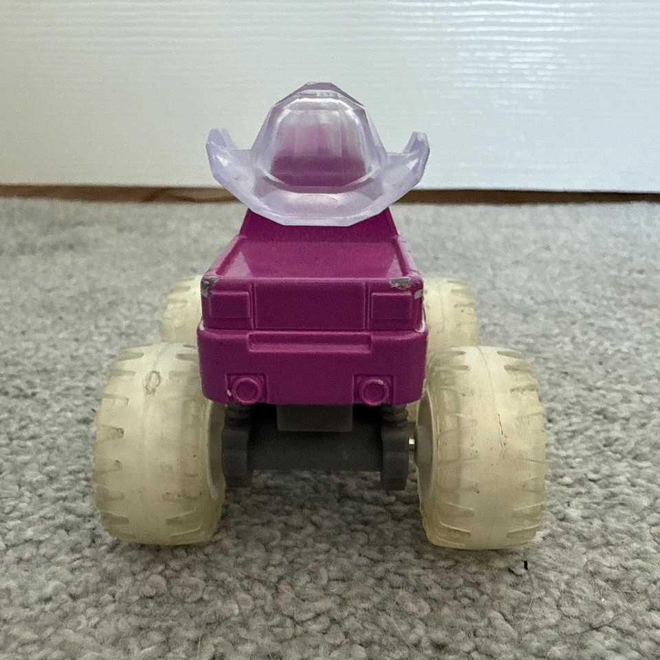 Blaze And The Monster Machines Starla clear hat & Cowboy Diecast Trucks Rare - Image 4 of 4