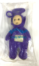 1999 Avon Teletubbies Tinky Winky Stuffed Clip-On with Zipper Pouch NIP