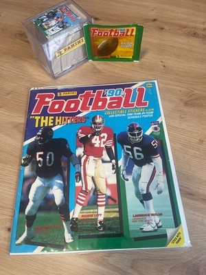 Panini NFL 1990 Football Sticker Komplettsatz ungeklebt + Leeralbum NEU + 1 Tüte