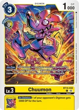 Chuumon BT14-032 C Blast Ace Digimon TCG