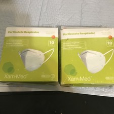 20 New Xam-Med Disposable PR-95-U002 / KN95-01-01 Particulate Masks PFE ≥ 95%