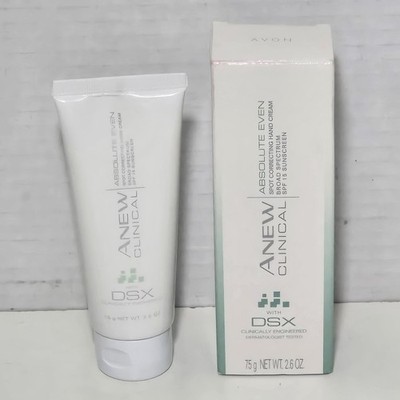 Avon Anew Clinical Absolute Even Multi-Tone Skin Corrector Cream w/DSX 2.6 oz 