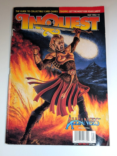 InQuest Magazine 13 May 1996 Trading Card Game Guide Vintage