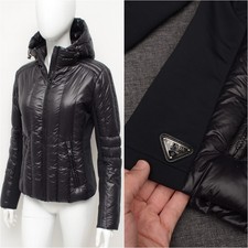 Rare Authentic Women's Prada Vintage Down Puffer Quilted Jacket Size IT40,US6,~S