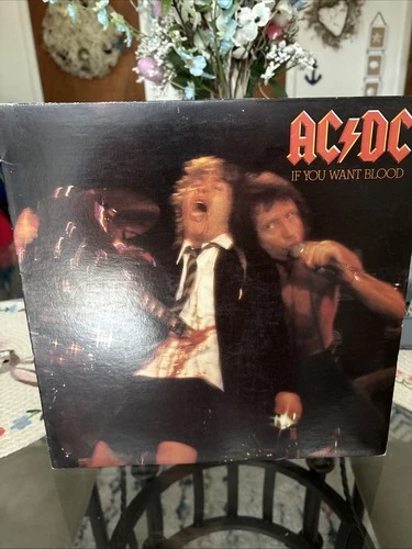 AC/DC - If You Want Blood Vinyl Record Album Original 1978 Vintage