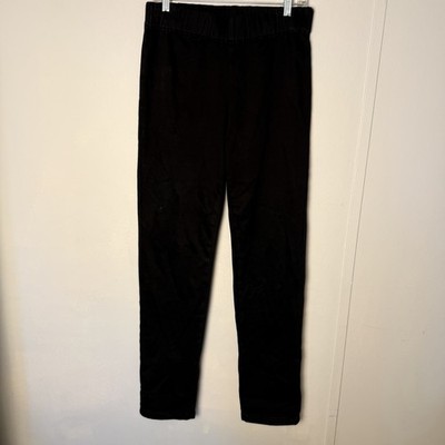 Soft Surroundings Pull On Pants Womens Sz M Tall. Black Wide Waistband Stretch