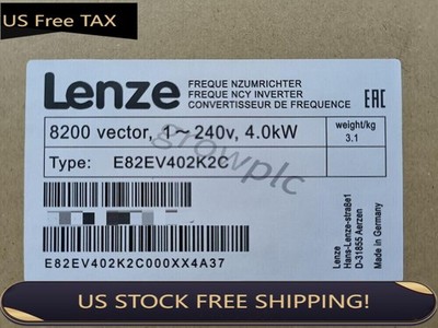 E82EV402K2C NEW LENZE E82EV402_2C Inverter 8200 vector 4.0kW E82EV402-2C