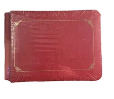 Creative Memories 5x7 Cranberry Album Gold Trim New Sealed Mini Album