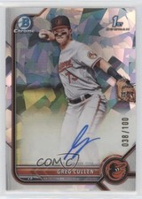 2022 Bowman Chrome Prospect Atomic Refractor /100 Greg Cullen #CPA-GC Auto 0h29