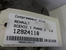 Climatisation et Accessoires Renault SCENIC
