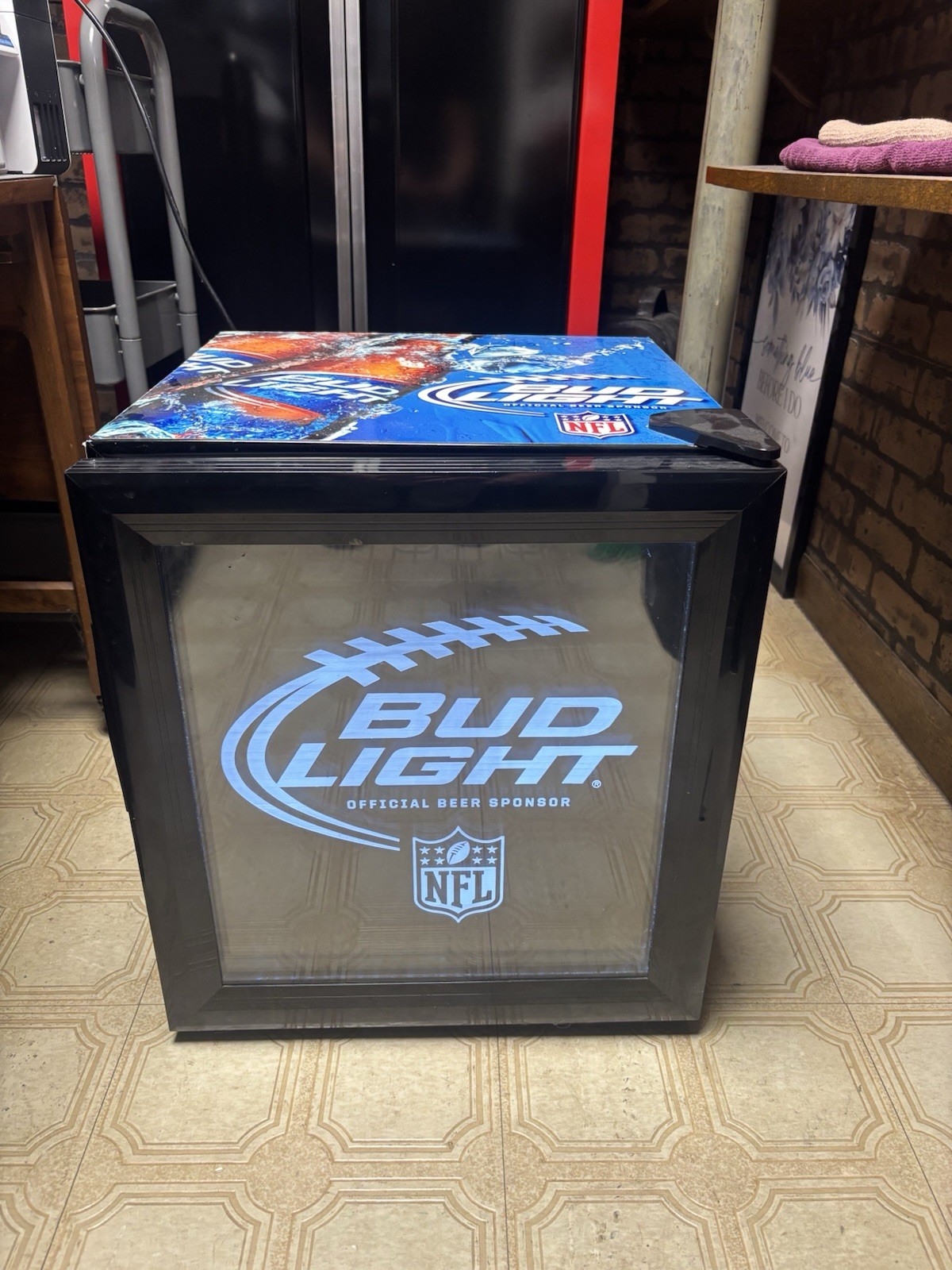 Bud Light NFL Edition Mini Fridge