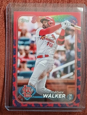 2024 Topps Series 2 #642 Team Colors Future Stars Jordan Walker 