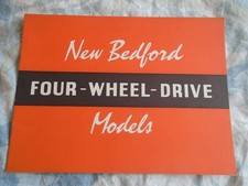 Bedford Four Wheel Drive Models Truck brochure Jun 1958 UK market