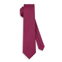 Tigertie Designer Krawatte In Pink Einfarbig Uni - Tie Schlips