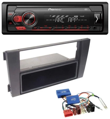 Pioneer DAB 1DIN MP3 CAN-Bus USB Autoradio für Audi A6 Teilaktiv 2001-2005 schwa - Bild 1 von 4
