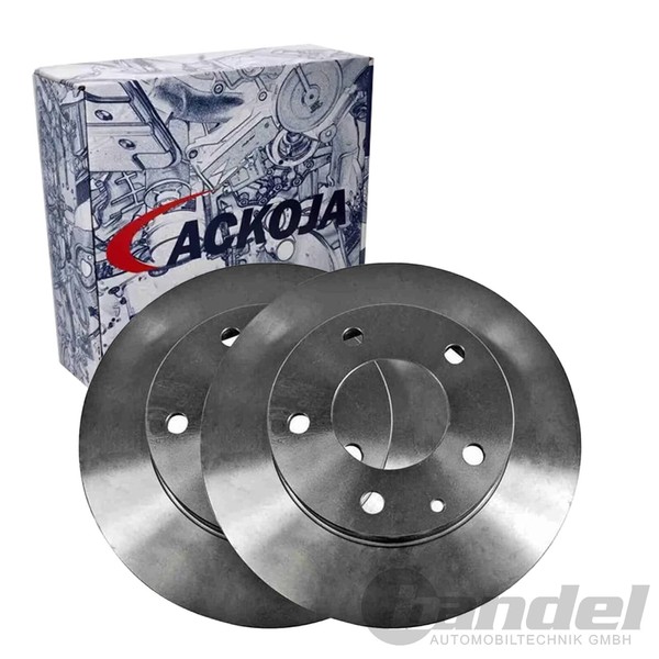 2X Ackoja Bremsscheiben 258Mm BelÜFtet Vorne Passend FüR Ford USA Probe Mazda-image