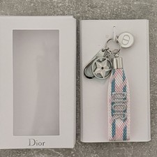 Authentic Dior woven bag charm/keychain. Limited Edition Gift With Purchase.