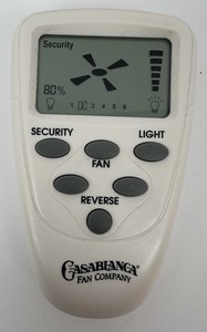 Casablanca W-65 Ceiling Fan Remote Control Replacement OEM Part Wireless TESTED