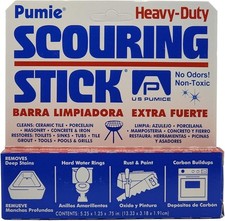 Pumie Scouring Pumice Stick Heavy-Duty Cleaning Bar for Bathroom Kitchen Room