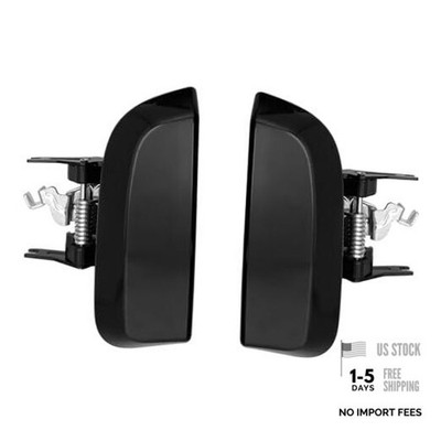 Outside Door Handle Compatible with 2005-2012 Pathfinder Rear Left Prime Black