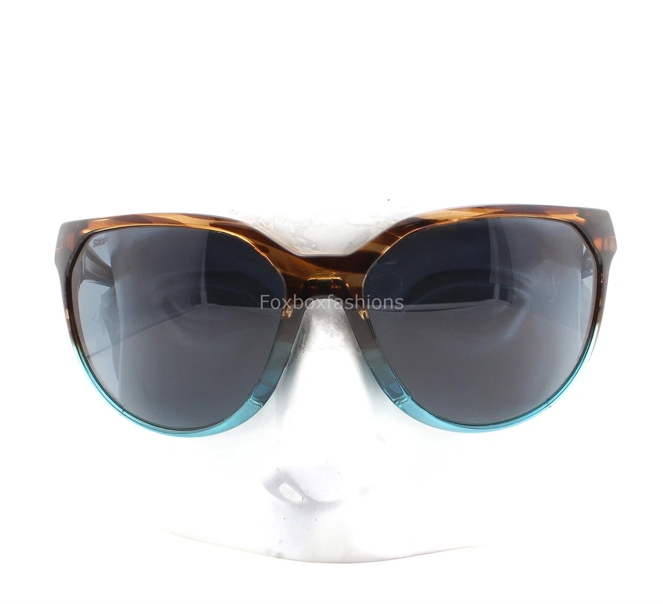 Costa Del Mar Mayfly 太阳镜棕色至蓝色偏光灰色 580P 塑料带盒 — 第 2/4 张图片