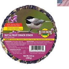 Deluxe Nut  Fruit Bird Food Snack Stack - 8.5oz Blend for Backyard Birds