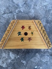 Insanely RARE Grateful Dead Dancing Bears Wooden Lap Harp Deadhead 2014