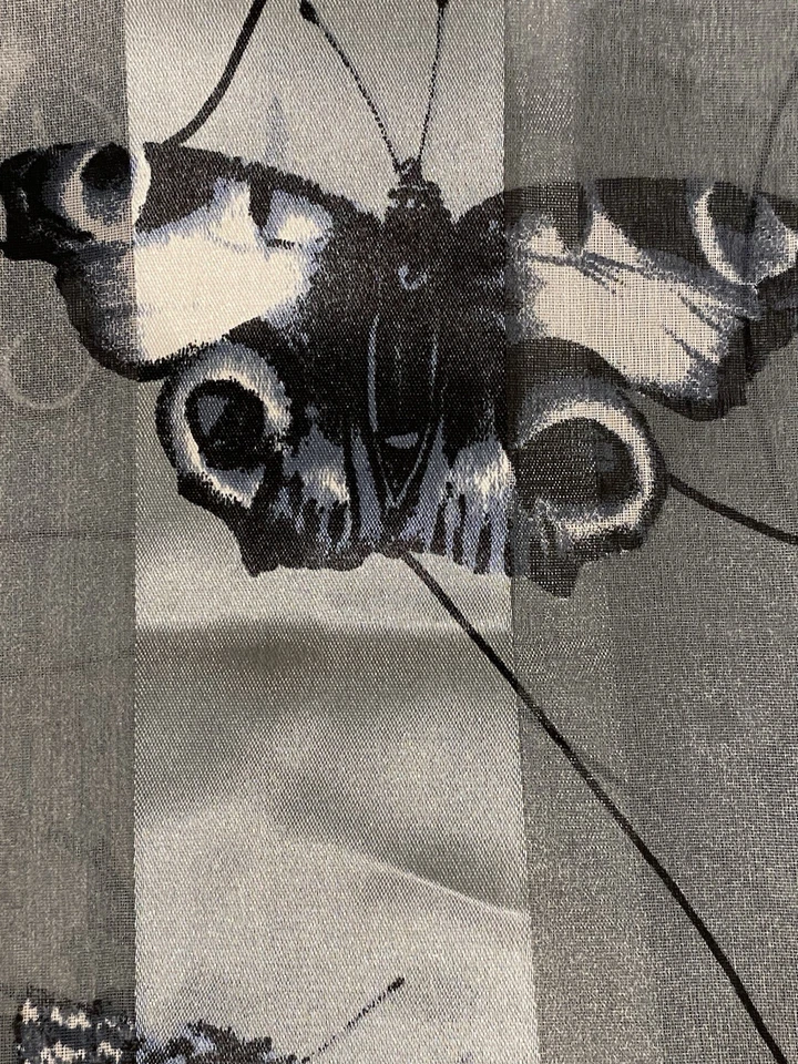 Mujer Gris Mariposa Bufanda Mantón Hada Verano Chic Caprichoso Foto 2 de 4