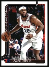 2025-26 Topps #26 Guerschon Yabusele Philadelphia 76ers