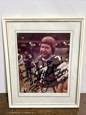 Autographed RON JAWORSKI Philadelphia Eagles 8x10 Photo Eagles Legend Framed