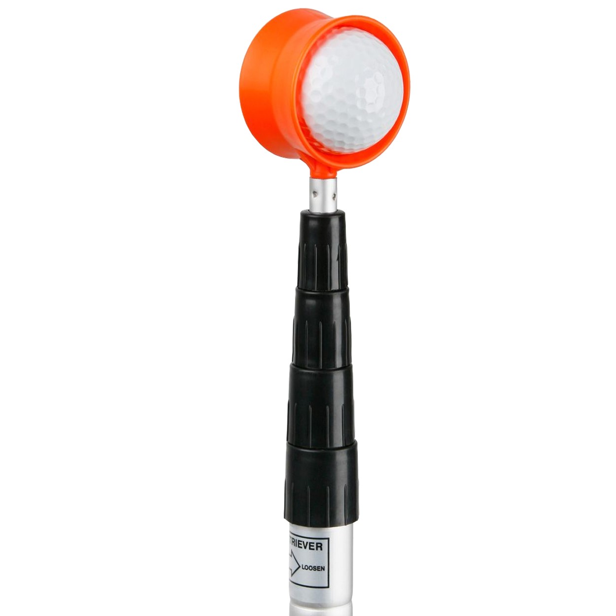 12' Double Cup Golf Ball Retriever, Orange