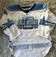 2022 ECHL All Star Game Allie Thunstrom Minnesota Whitecaps SIGNED Hockey Jersey