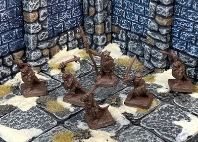 FANTASY KOBOLDS x6 Warband lot AD&D metal Grenadier Ral Partha Pathfinder BM26