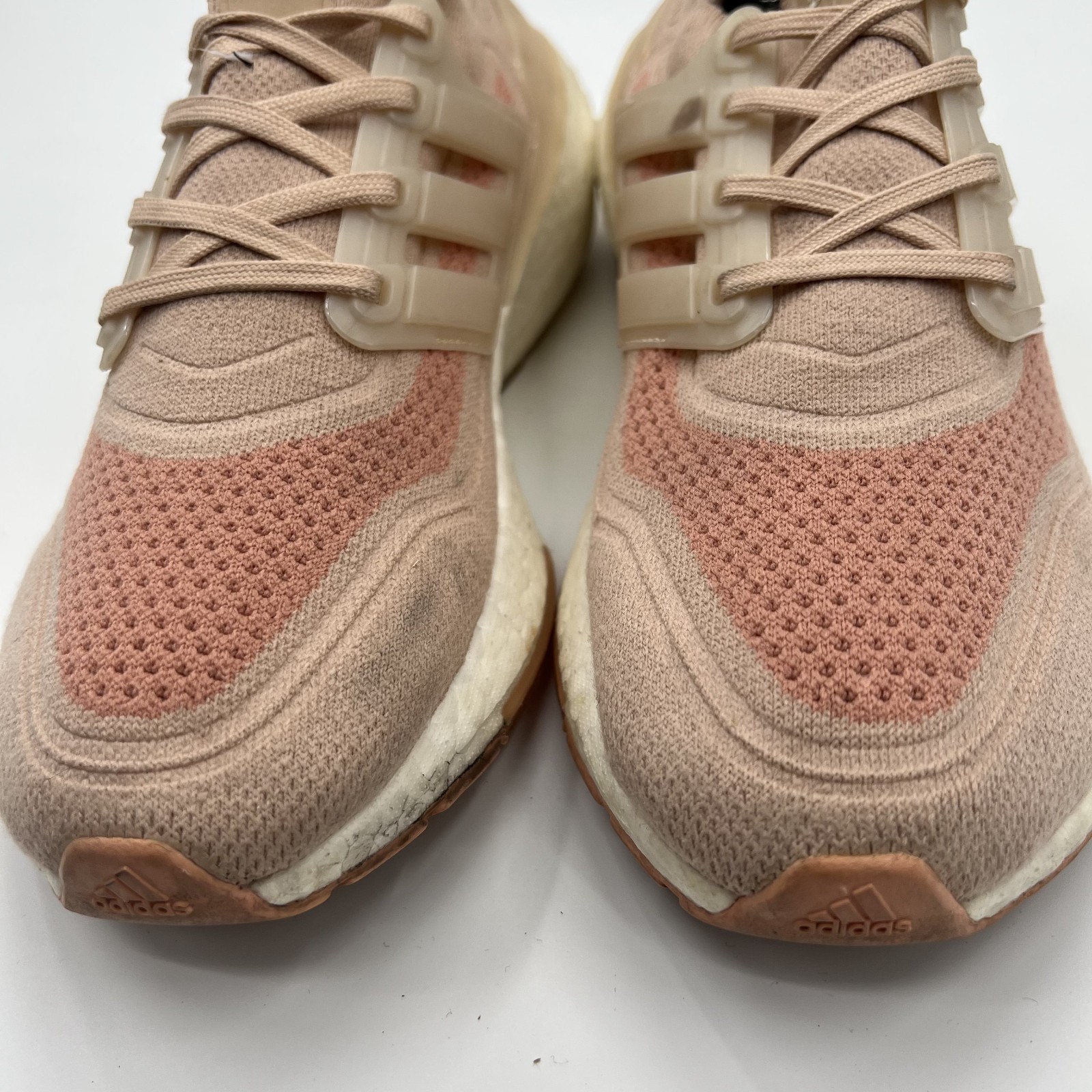 Adidas Ultra Boost 21 Running Shoes Womens Size 8 Halo Blush Sneakers thumbnail 3