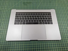 Apple MacBook Pro 15" A1707 2016 Palmrest Touchpad Keyboard Gray Read c377