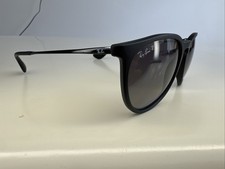 Ray-Ban Sunglasses RB4171 ERIKA 622/T3 Rubber Black/Gray Gradient Polarized 328