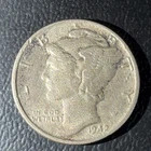 1942 Mercury Dime 10C Silver .900 Business Strike Philadelphia KM#140