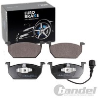 Eurobrake BremsbelÄGe Satz Vorderachse Passend FÜR Audi A3 Seat Leon Skoda