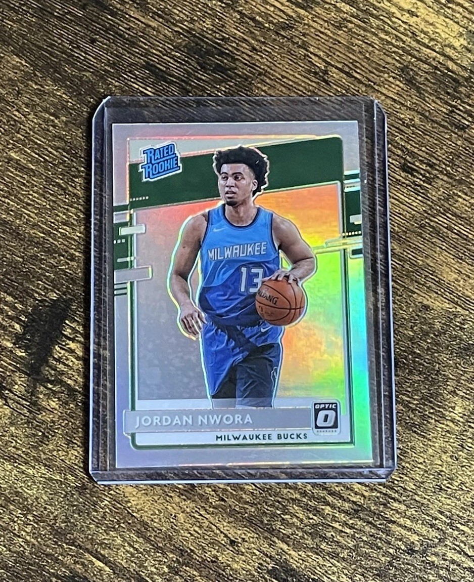 2020-21 Panini Donruss Optic #189 Jordan Nwora Holo Prizm Rookie RC Bucks