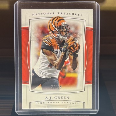 A.J. Green Panini 2019 National Treasures#63 Cincinnati Bengals /99
