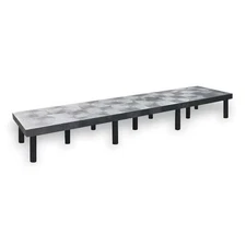 Structural Plastics Dunnage Rack,2250 lb.,HDPE,96 W x 24 D DT9624 Structural