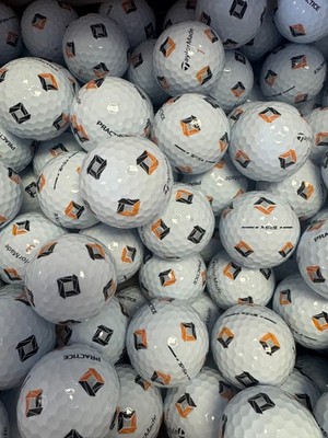 New TaylorMade TP5 Pix White/Orange/Black Practice (2) Dozen 24 Golf Balls