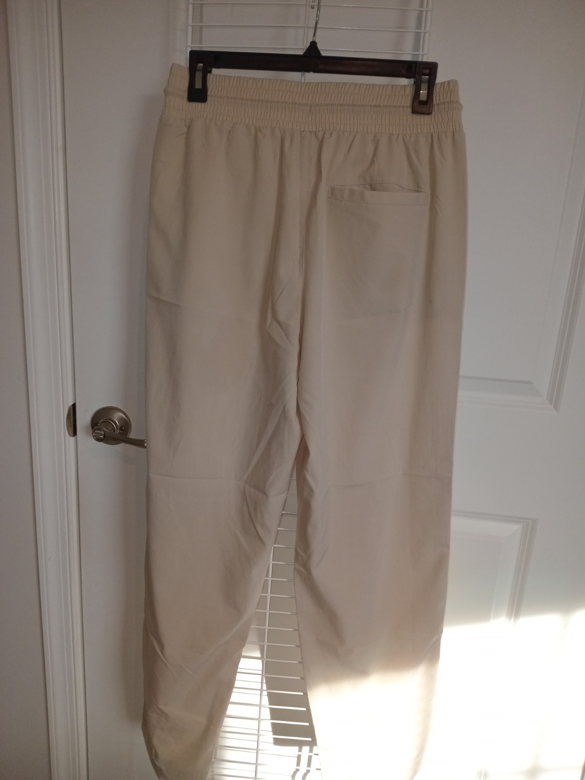 Gap Womens Solid Sweatpants  Cream Solid Size S - image 2
